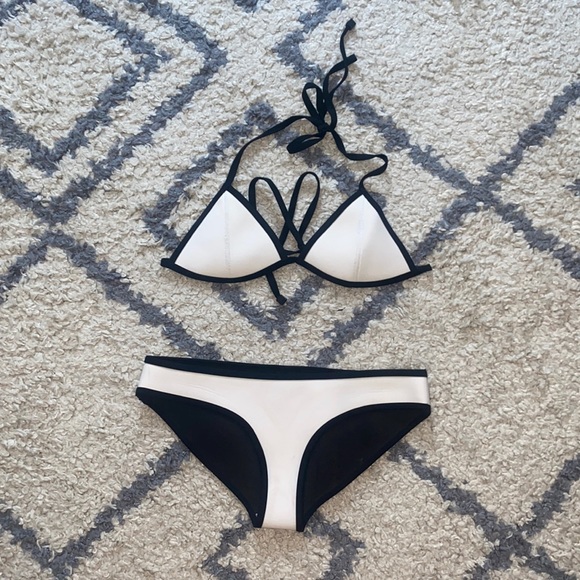 triangl swimwear Other - White and black Triangl bikini